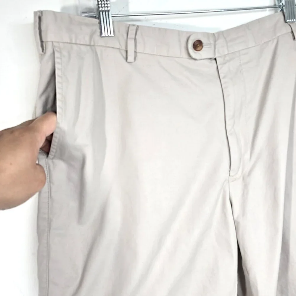 Peter Millar Beige Khaki Chino Pima Cotton Stretch Shorts 8.5